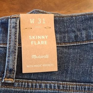 Madewell skinny flare